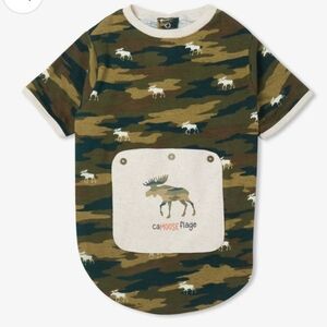 Little Blue House Camooseflage Dog Tee Size XL